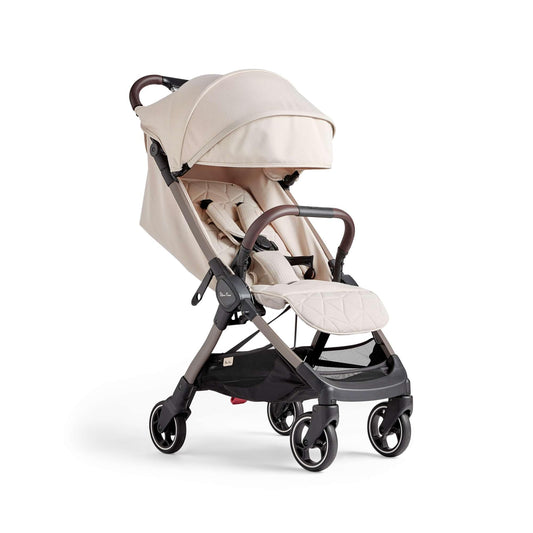Silver Cross Clic Kompakt-Kinderwagen, Reisekinderwagen, Leicht & Faltbar, Neugeborene - 4 Jahre, Almond
